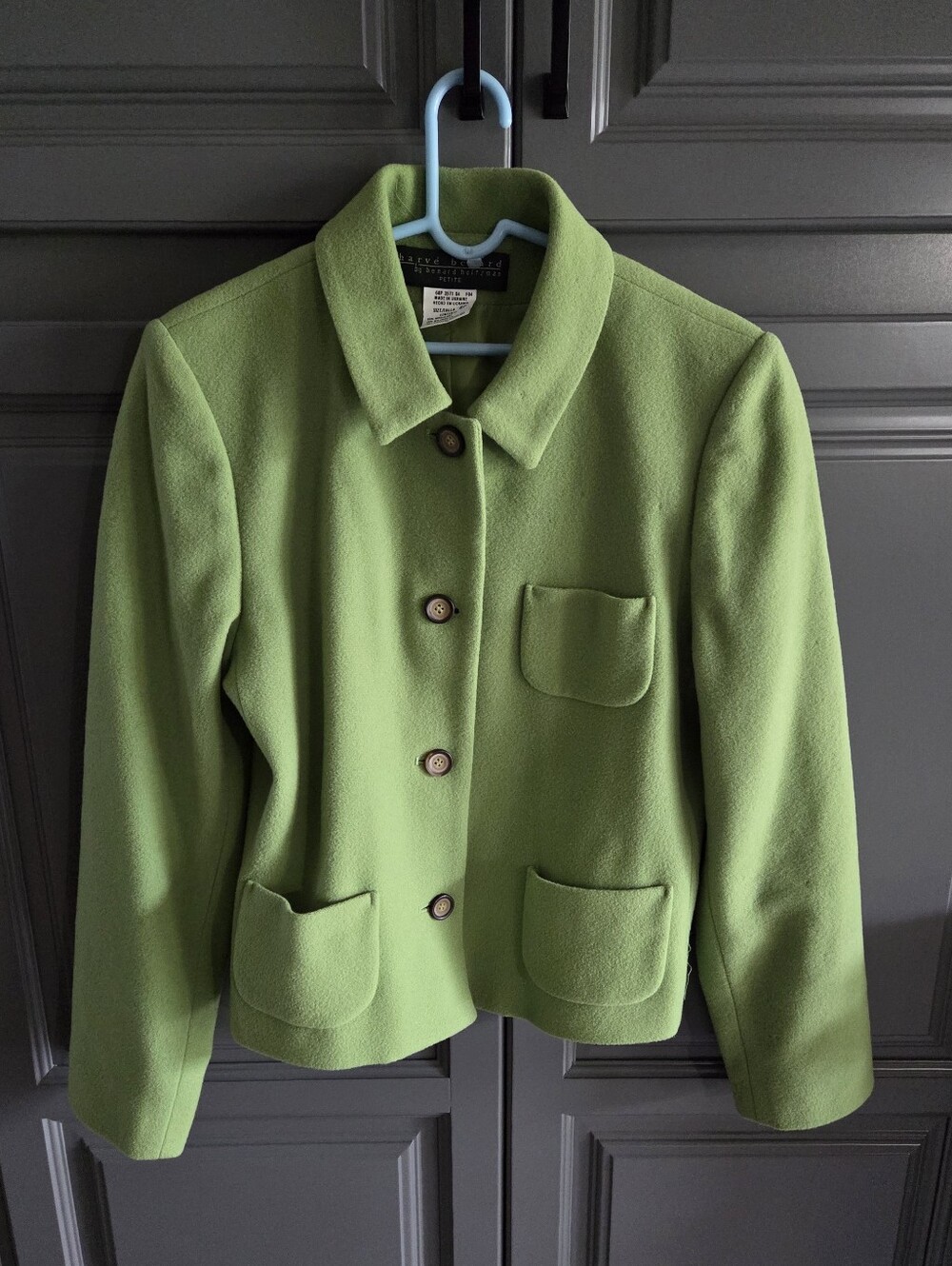 HARVE BENARD Size 6P Wool And Cashmere Blend